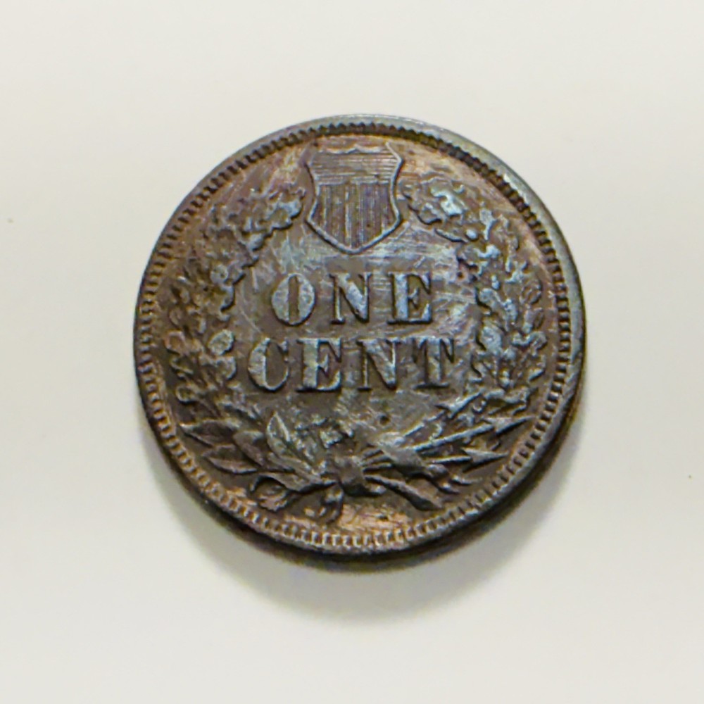 1875 Indian Head Cent - Choice VF Details
