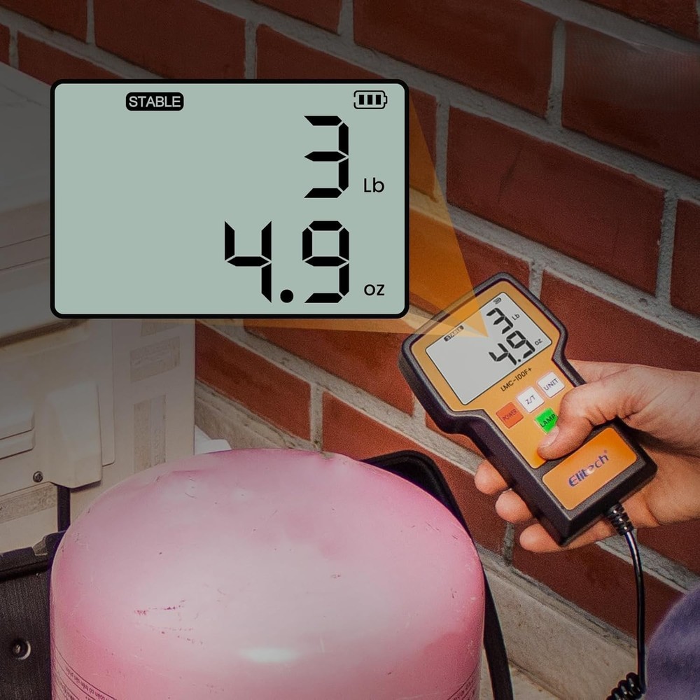 High Precision 110Lbs Refrigerant Charging Scale for HVAC