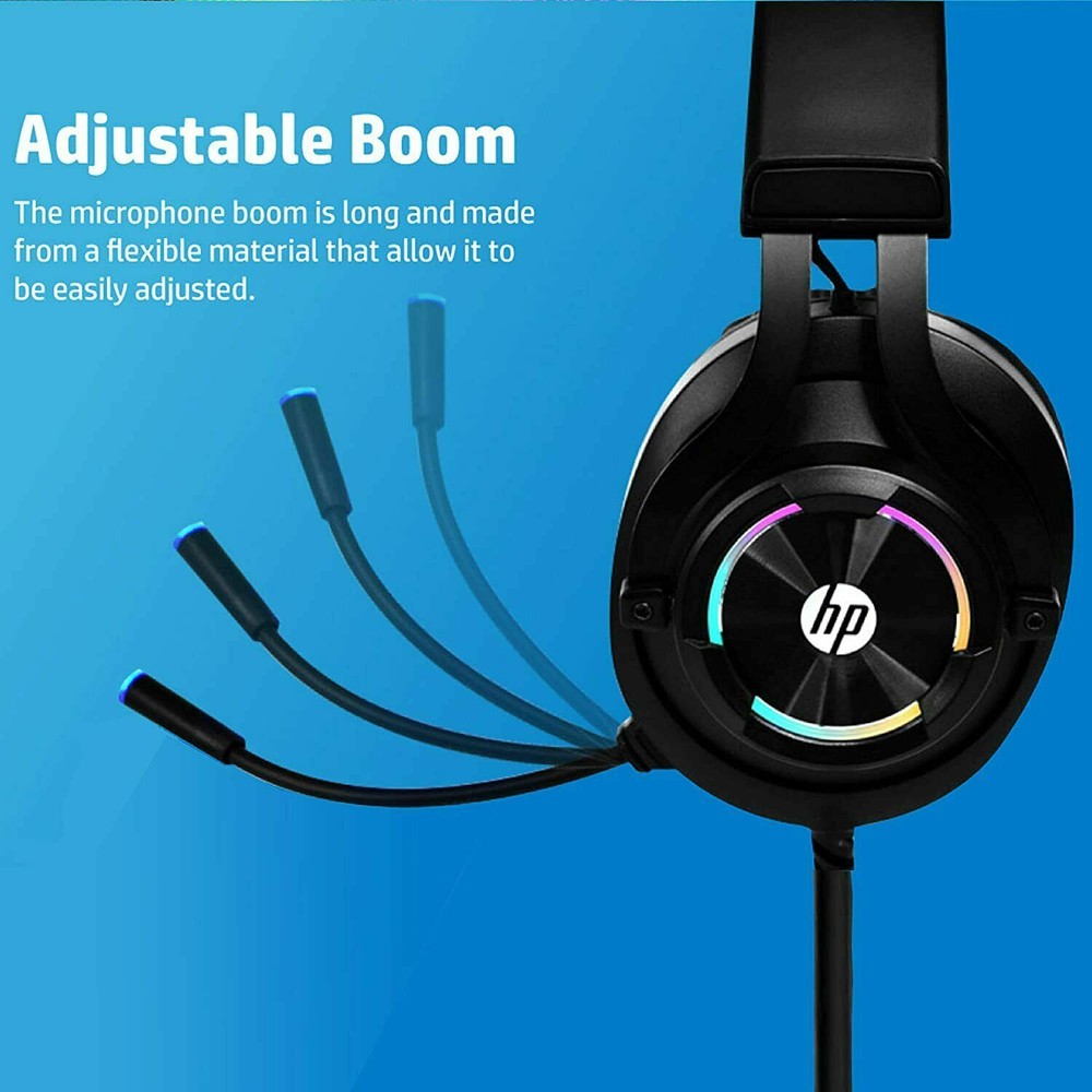 HP Gaming Headset with Mic for Xbox One Controller, PS4, PC, Laptop Gaming Wired