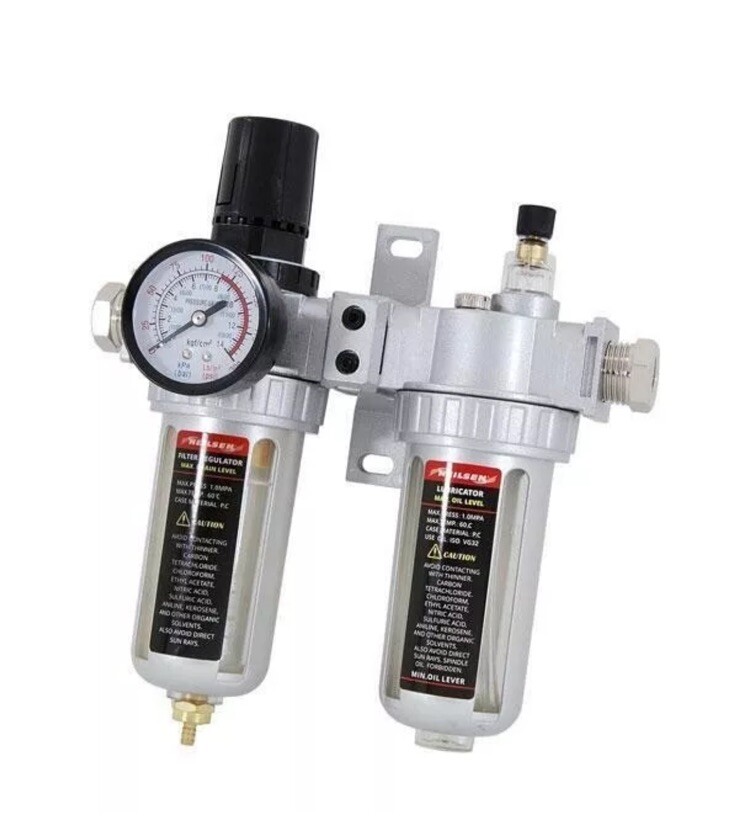 AIR REGULATOR WITH FILTER AND LUBRICATOR