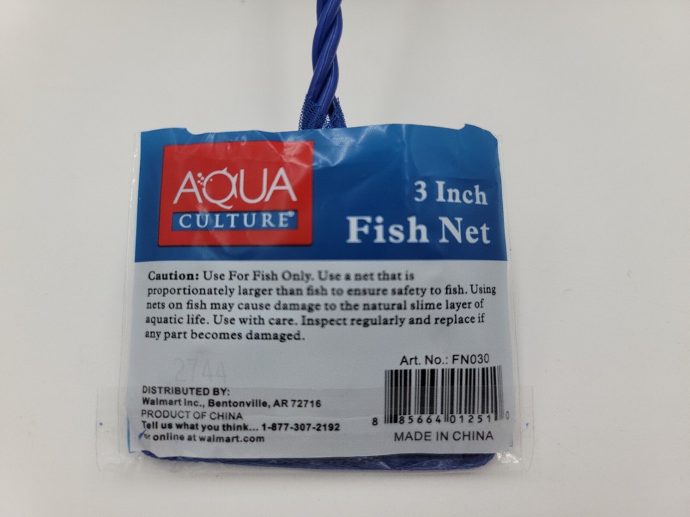 Aqua Culture Aquarium 3" Fish Net