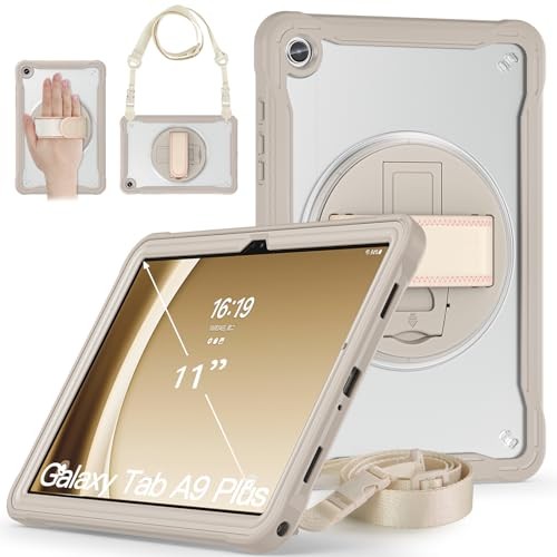 Clear Case for Galaxy Tab 11-inch 2023, Rugged Shockproof A9 Plus ClearBlack