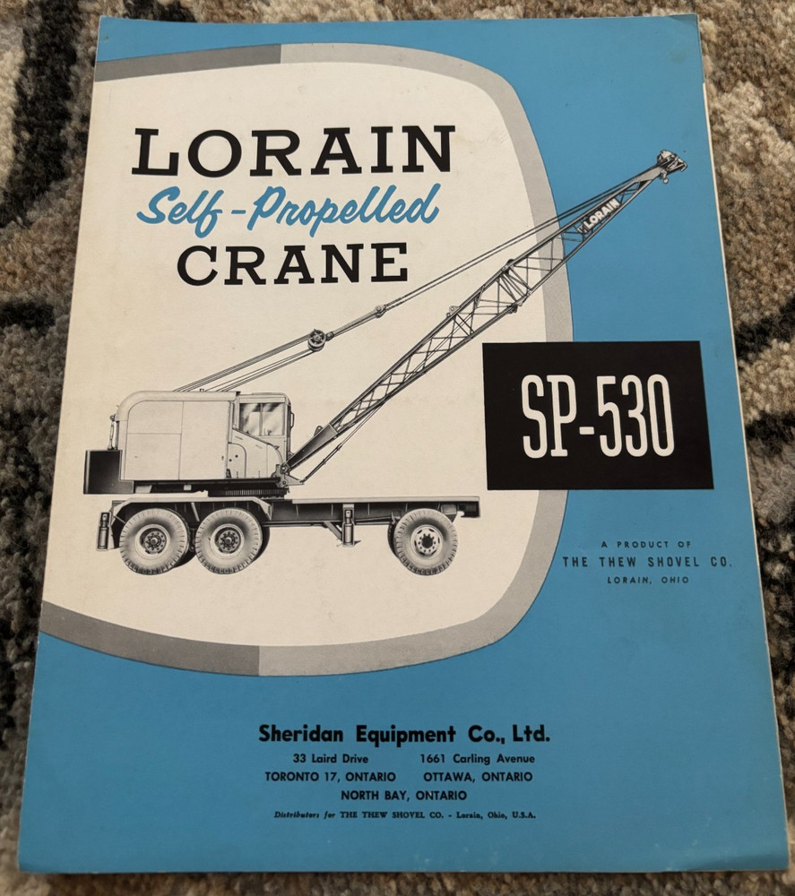 Lorain SP-530 Self Propelled Crane Brochure AMIL25