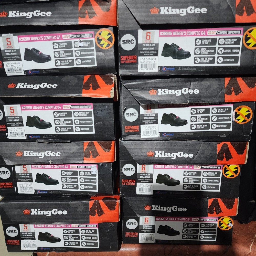 KingGee Comptec Safety Shoe Anti Static Composite Toe Src Slip Resistant