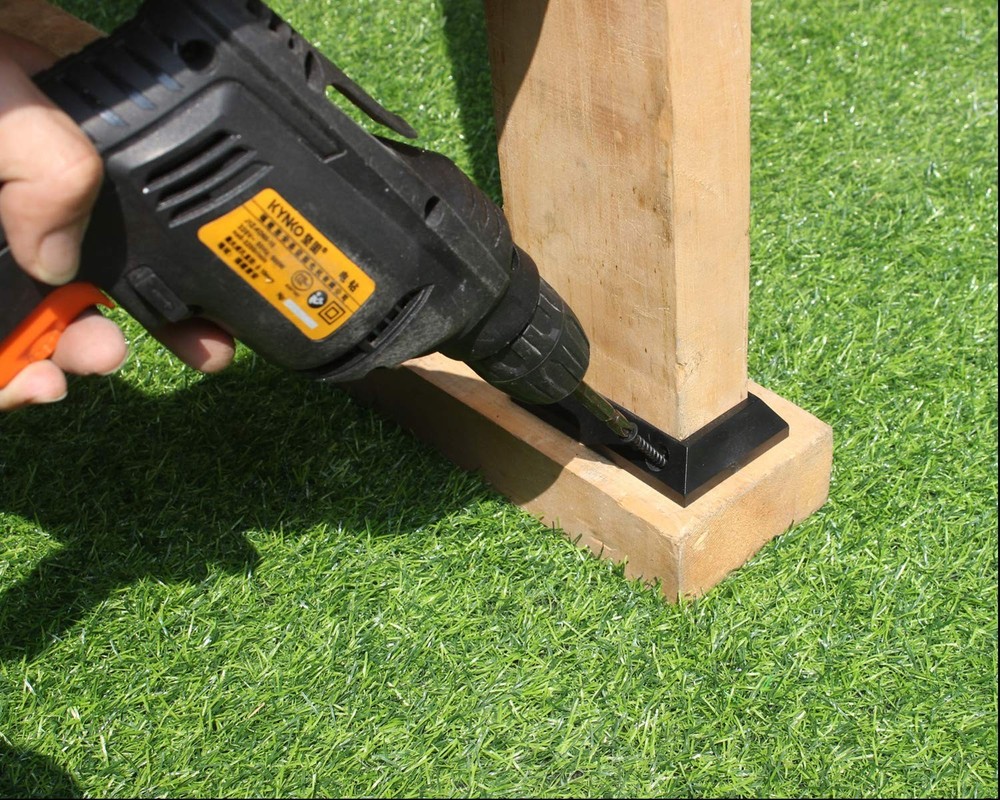 Versatile 40-Count Nylon Deck Railing Connectors with Screws for Home Projects