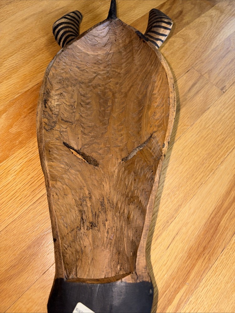 African Zebra Mask Hand Carved Kenya