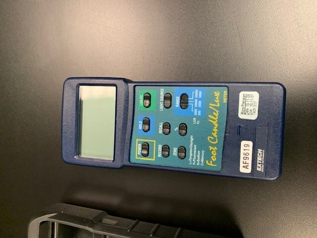 EXTECH Heavy Duty Light Meter Model 407026 pre-owned, excellent condition