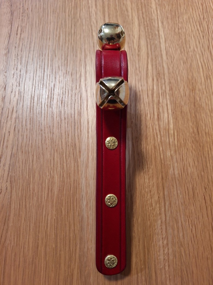Red Leather Hand Bells