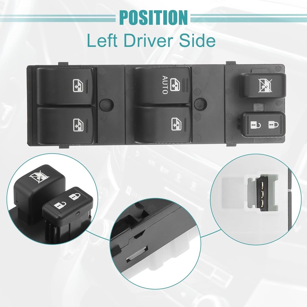 Front Left Driver Side Power Window Switch Fit for Subaru Forester 2014-2016