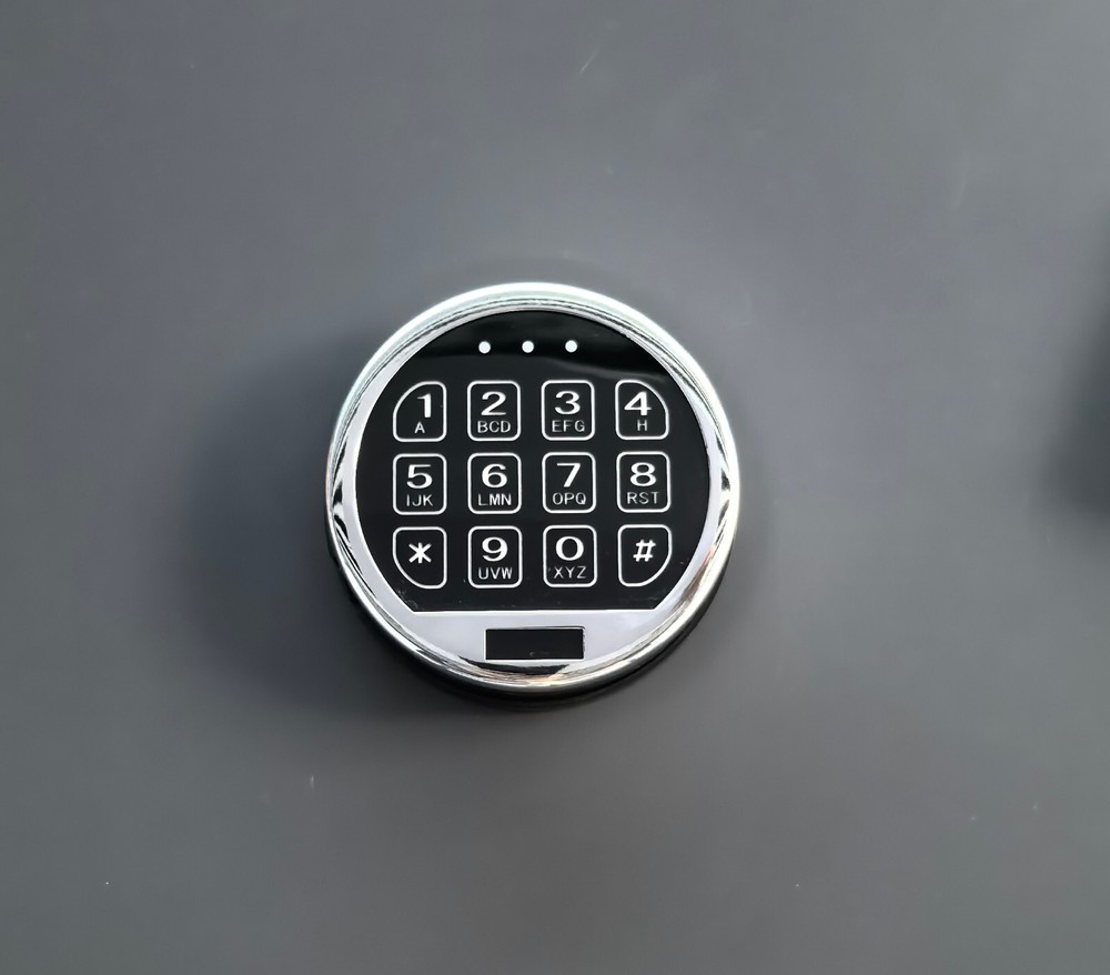 Gun Safe Lock Replacement LED Keypad Chrome Keypad Safe Lock Swingbolt Lock