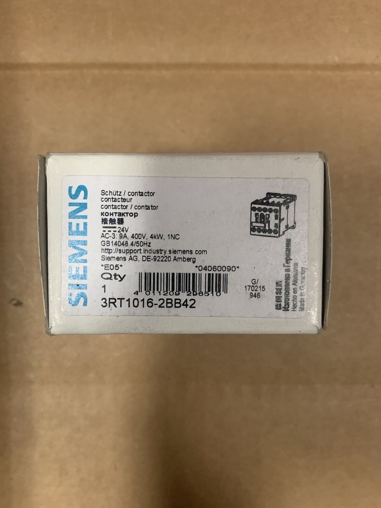 SIEMENS 3RT1016-2BB42 24VDC NSMP
