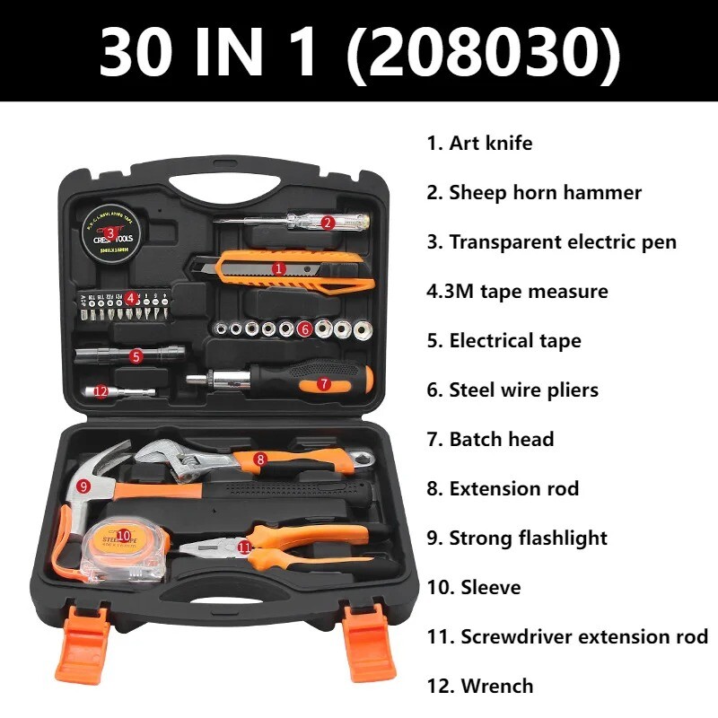 Home Hardware Tool Box Set Home Manual Combination Tool Set Combination