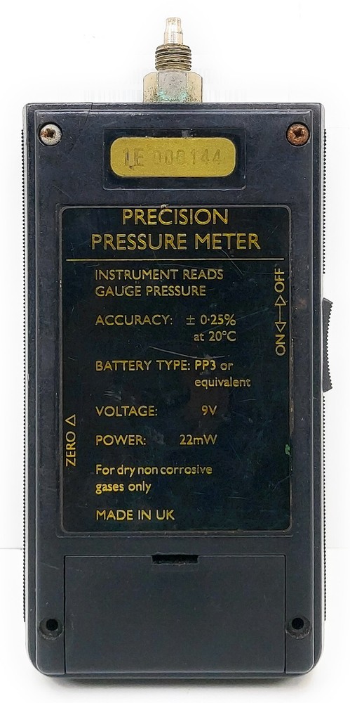 Watson Smith Precision Pressure Meter Gauge Range 53603500 Black Meter