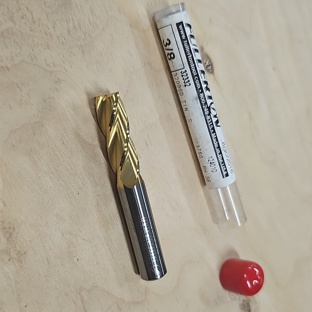 Fullerton 3/8 in 4-Flute End Mill MPN 23332