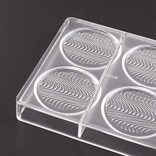 Round Cookie Shape Polycarbonate Chocolate Mold Medal Maker DIY Tool