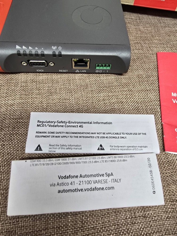Vodafone Connect 4G MC01 Mobile Wi-Fi Router – Open Box