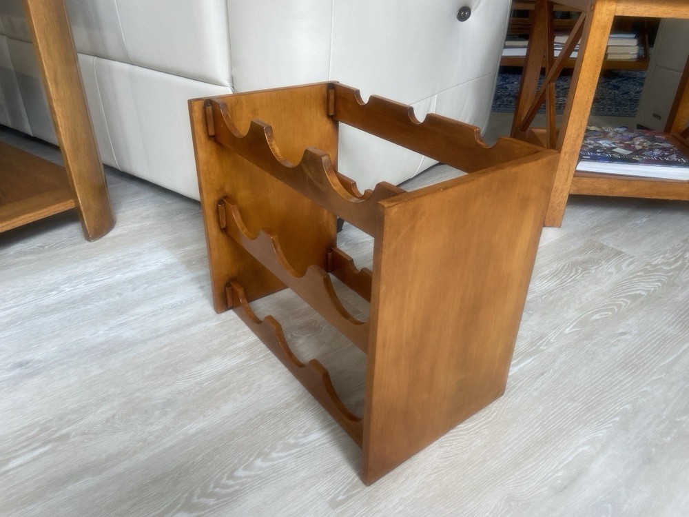 Wine Rack Mid Century Modern Vintage Nice