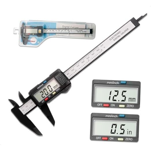 Digital Calipers-150mm/ 6” Electronic Micrometer Caliper Measuring Tool with