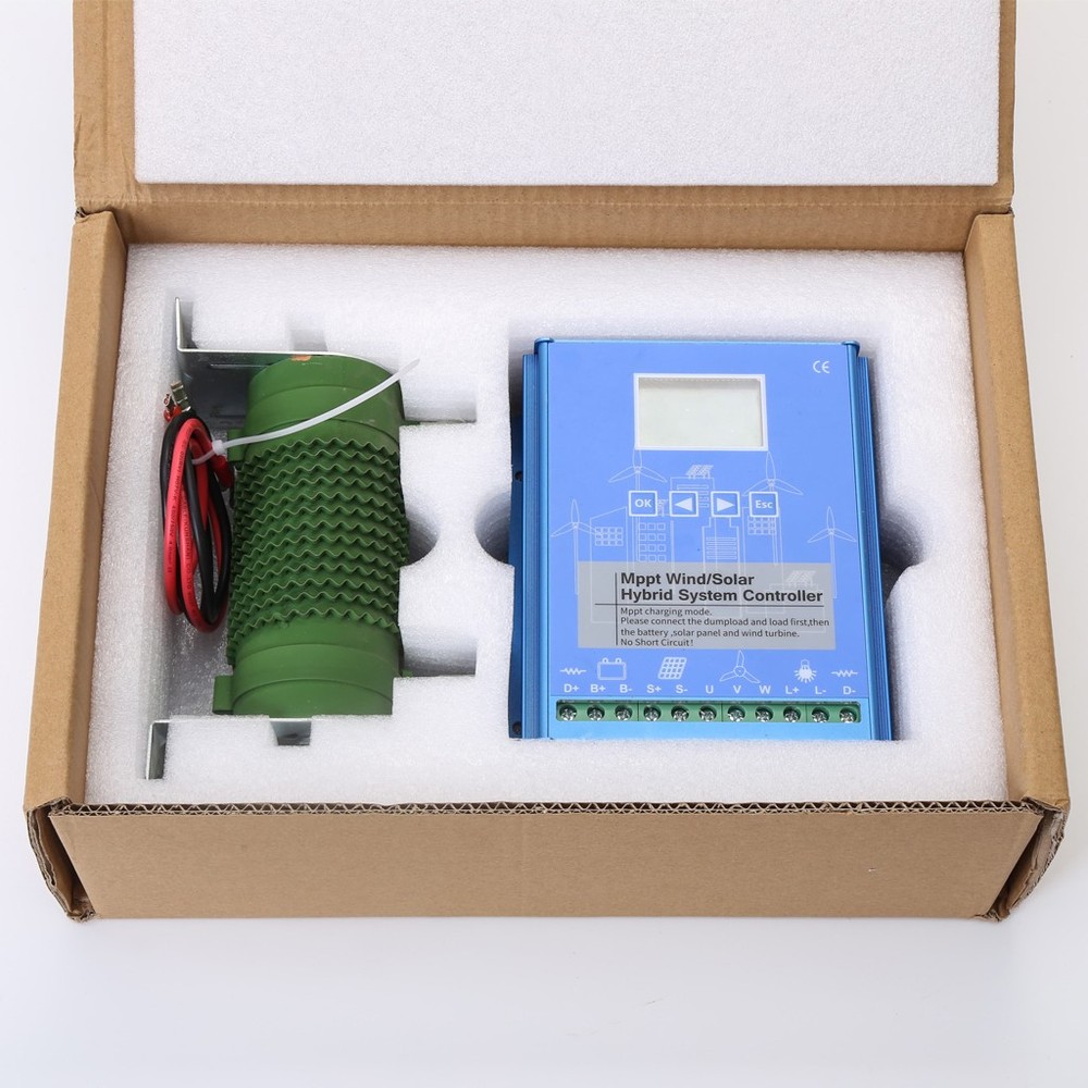 2000W MPPT Wind Solar Hybrid Charge Controller Solar&Wind Power Dunpload 48V