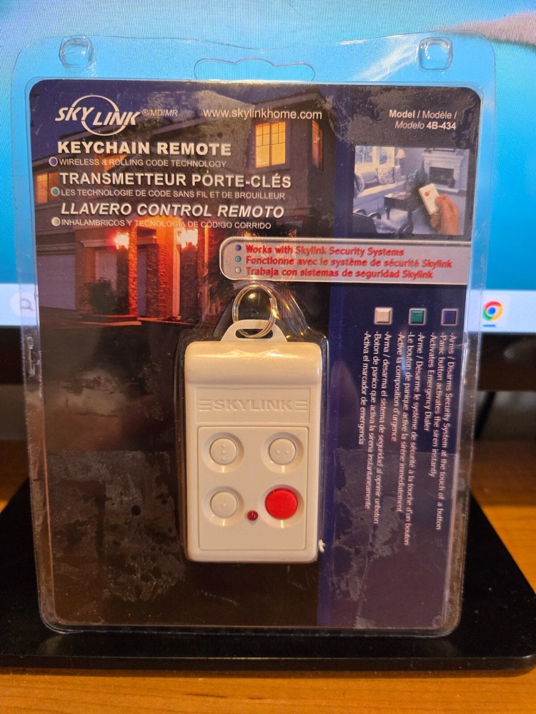Sky Link Keychain Wireless Remote Model 4B-434 NEW, Sealed