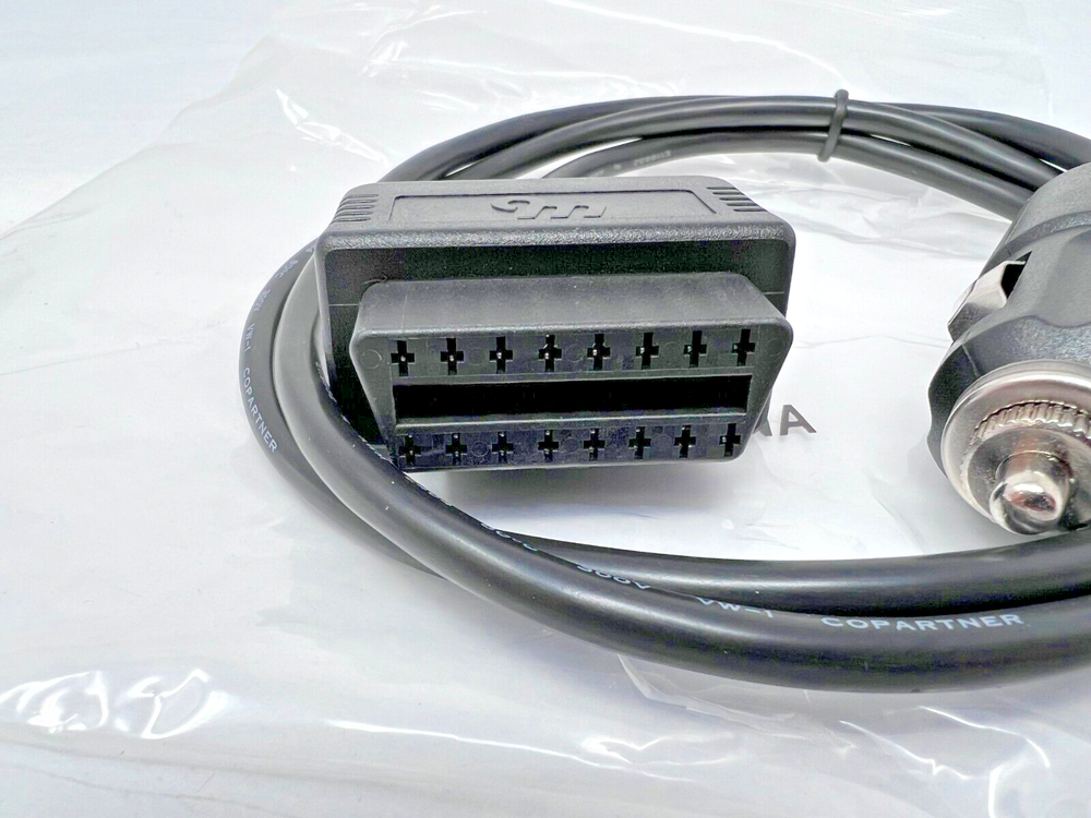 1m OBD2 Cigarette Lighter Female Connector Emergency Power Cable Battery Tool
