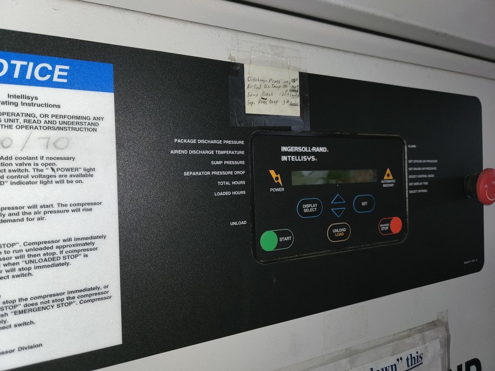 2000 INGERSOLL SSR-EP50SE COMPRESSOR