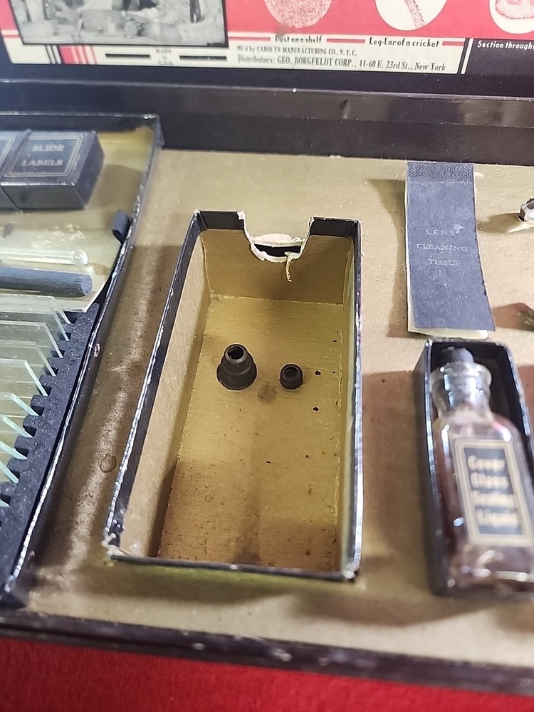 Vintage1950's Microset Model 2M 70 X Microscope Set
