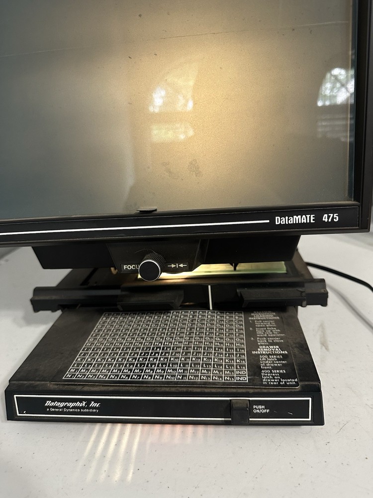 Vintage Northwest Micro Film Reader Model 475 (Does Turn On-Tested)