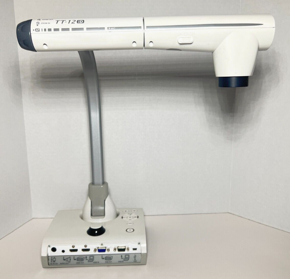 Elmo TT-12id Digital Interactive Document Visual Presenter Camera w/Accessories