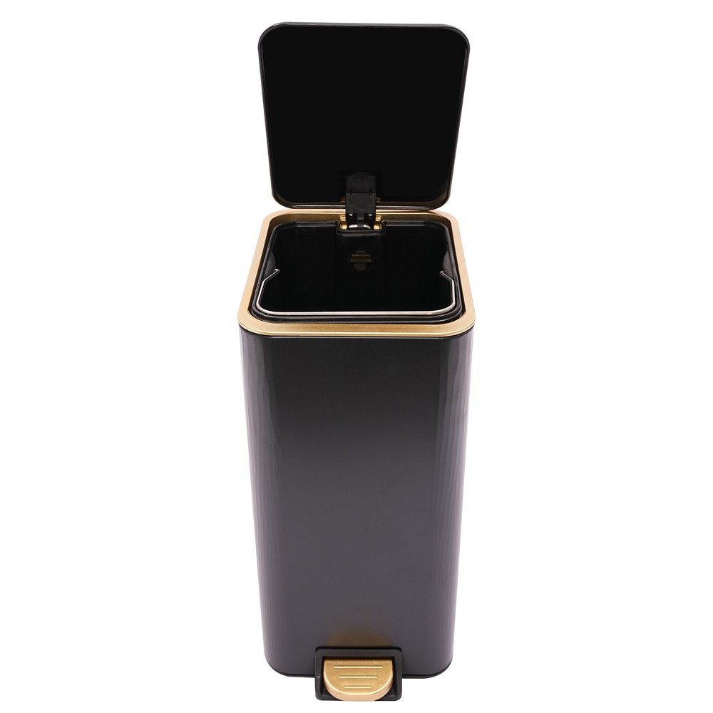 Bathroom Trash Can, Trash Can with Lid, Step Trash Bin