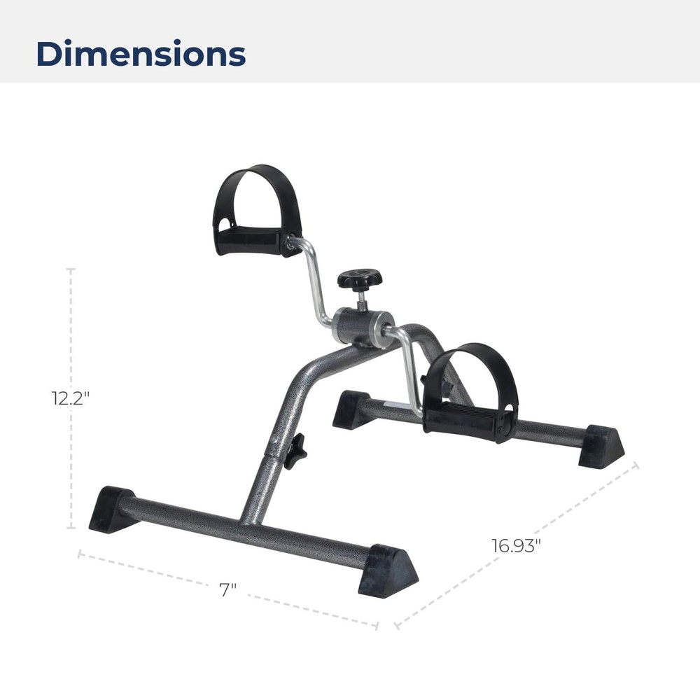 Pedal Exerciser, Silver Vein Finish