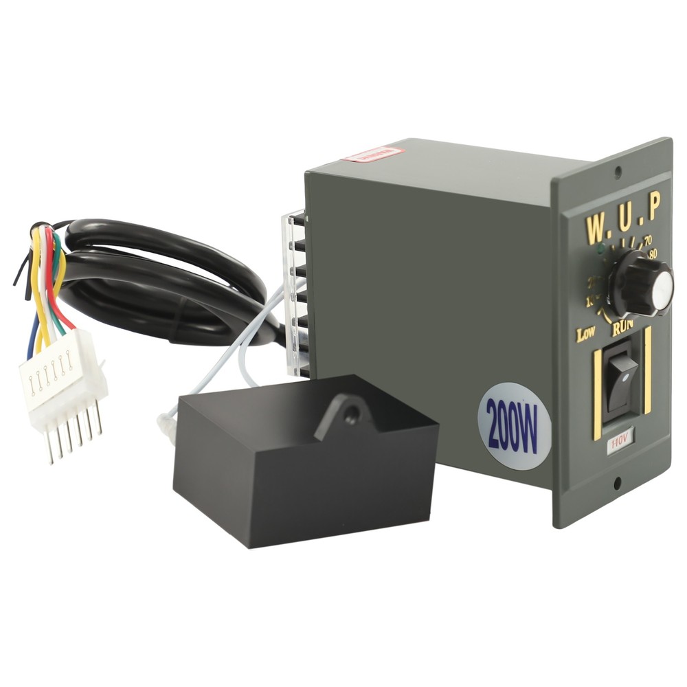 200W AC Gear Motor With Speed Controller Electric Variable Single-Phase 20K 110V