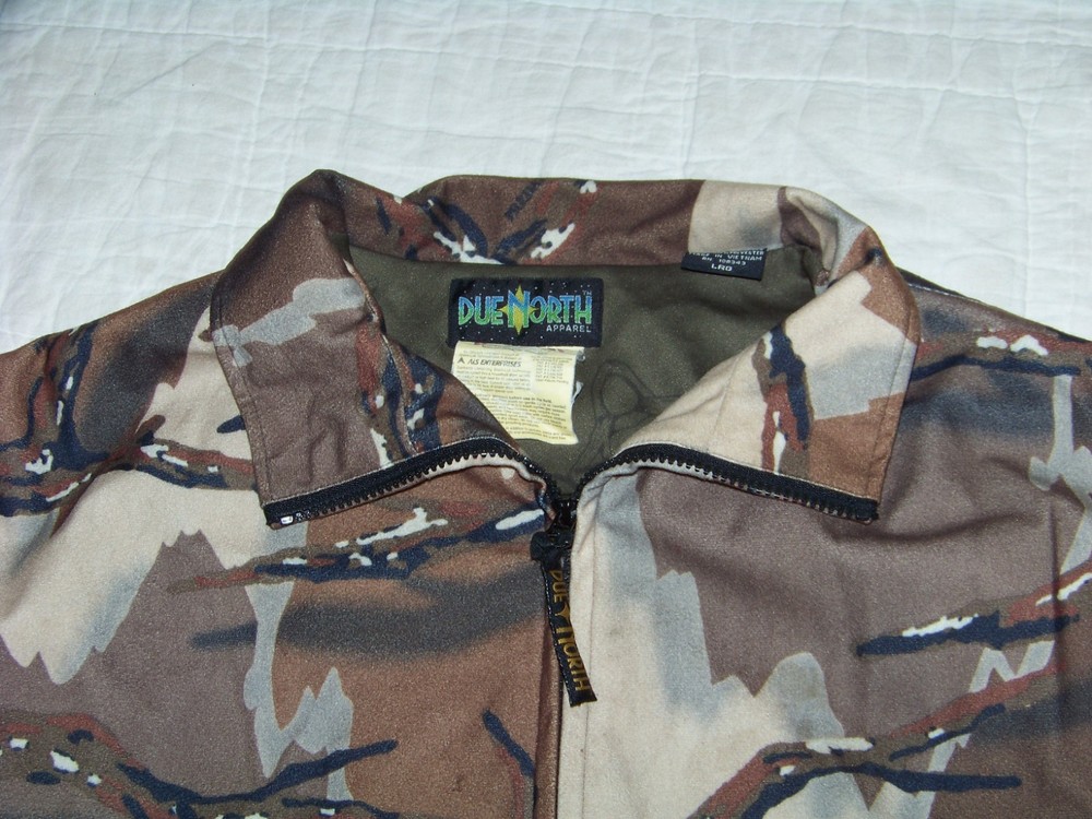 Due North Apparel Camo Jacket - L-Reg - Brown Predator Camo