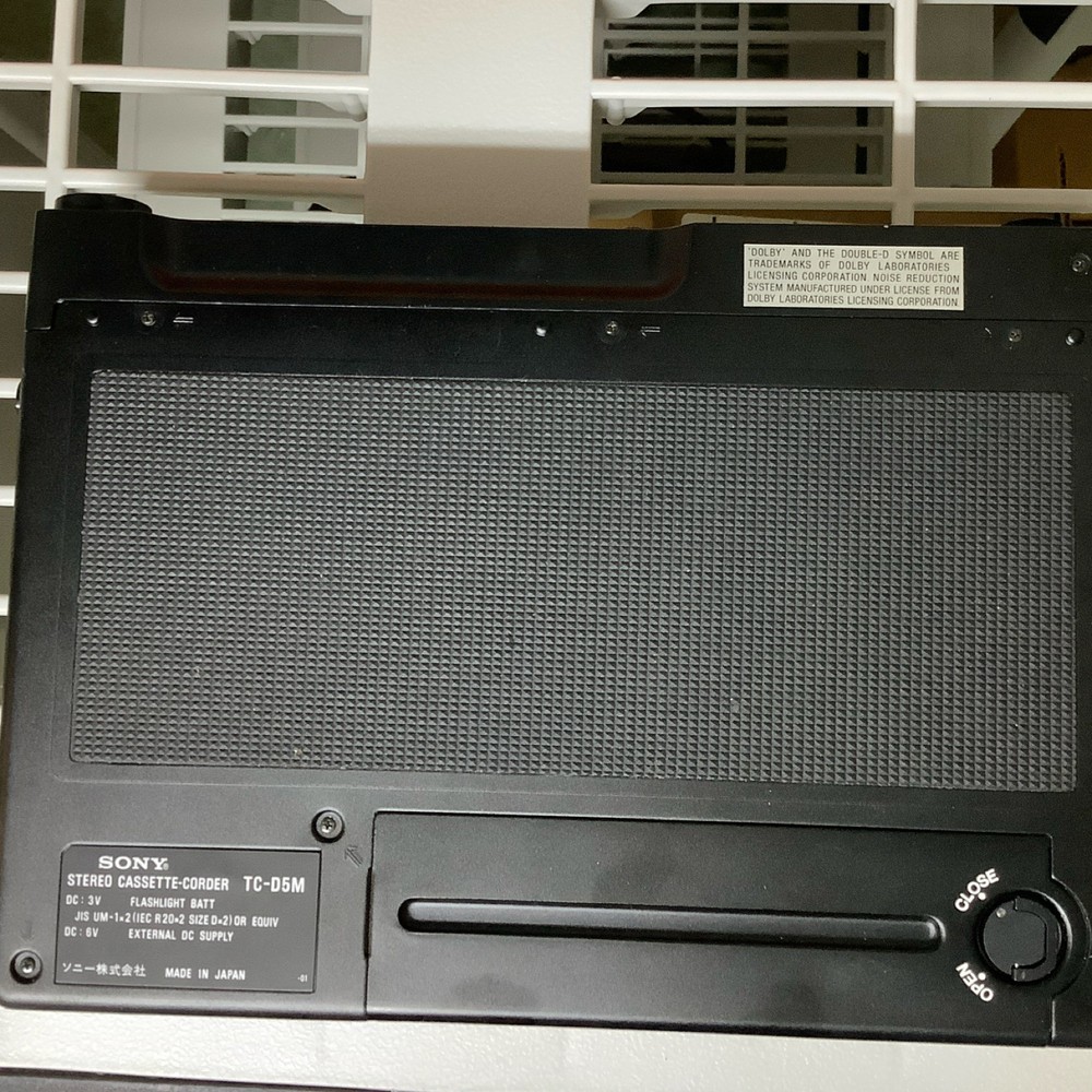Sony TC-D5M Capstan Servo Control Stereo Cassette-Corder Sendust Ferrite Head