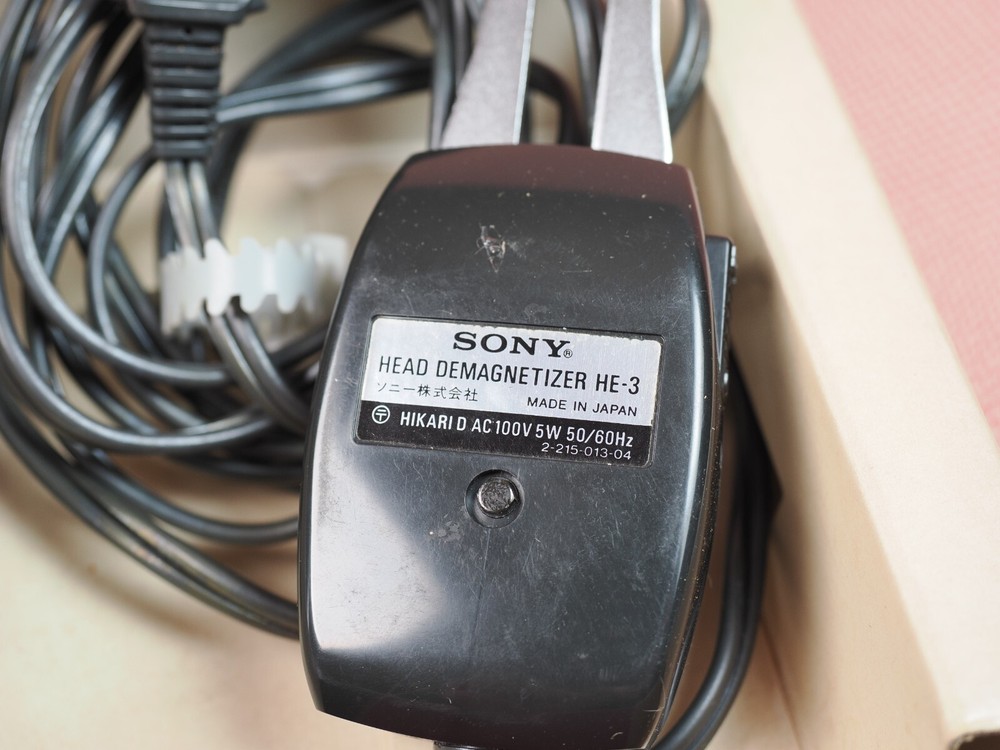 Sony HE-3 Head Demagnetizer Made In Japan