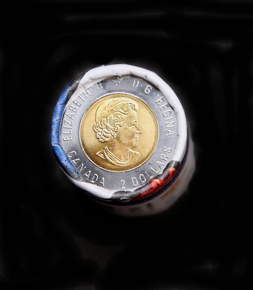 2020 Canada $2 WW II Victory, Colorized, Commemorative Head/Tail Mint Roll-BU