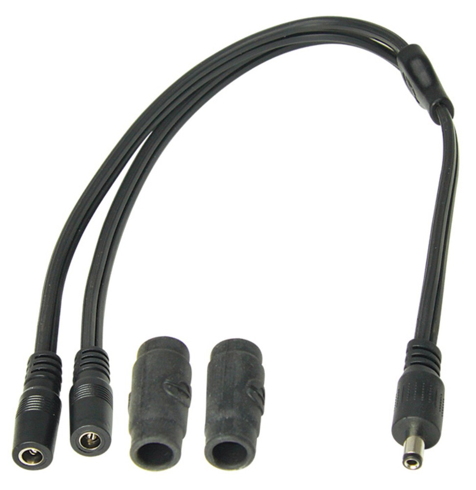 Tecmate OptiMate DC2.5mm Plug IN to 2 x DC2.5mm Socket OUT Cable (O-45)