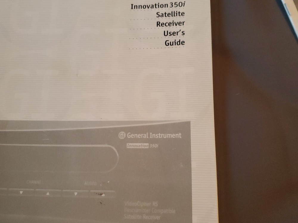 Vintage General Instrument manuals/docs