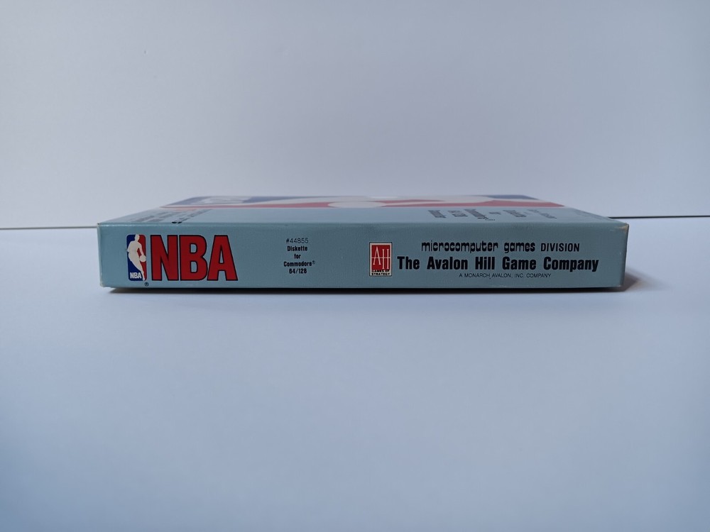 Commodore 64/128 NBA Basketball Avalon Hill Computer Game Software Tested/Works