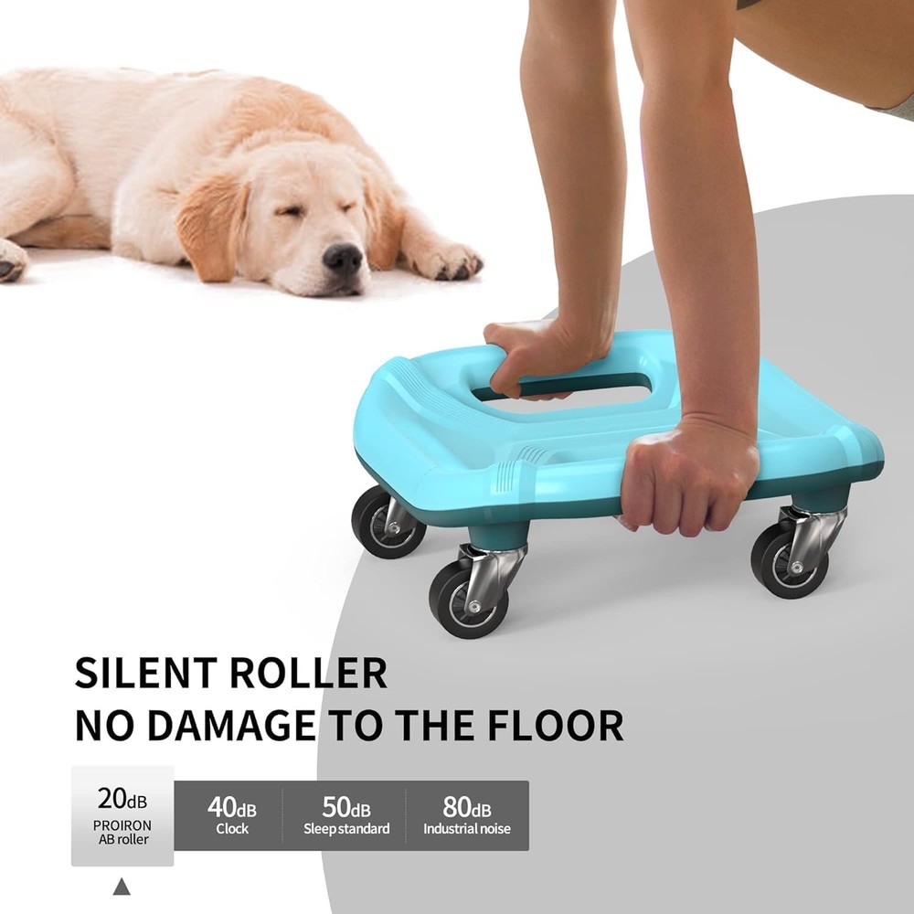 Ab Roller with Knee Pads for Abs Workout, Multifunctional Ab Roller Wheel for...
