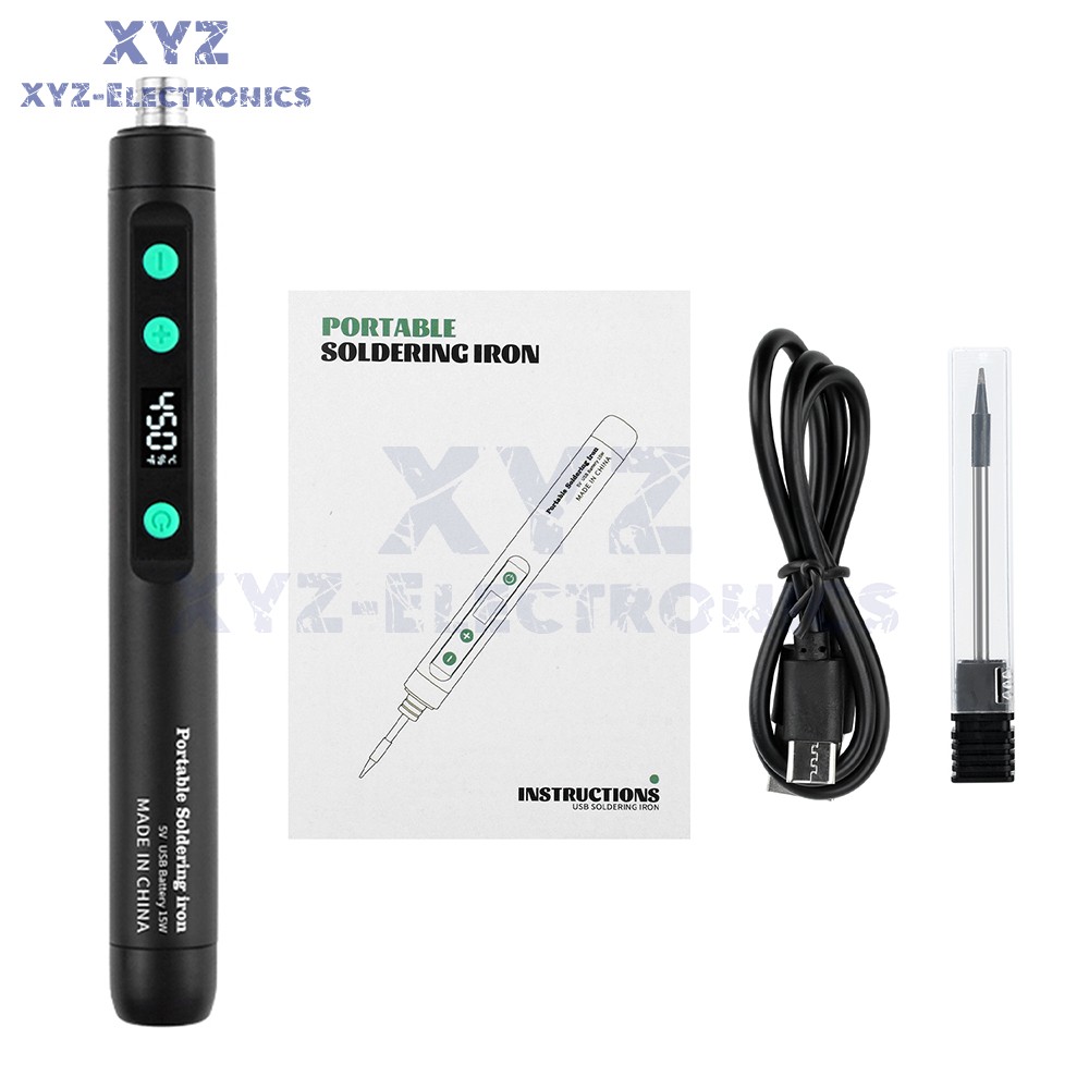 Smart Soldering Iron Kit Electronics Welding Irons Solder Tools Adjustable Temp
