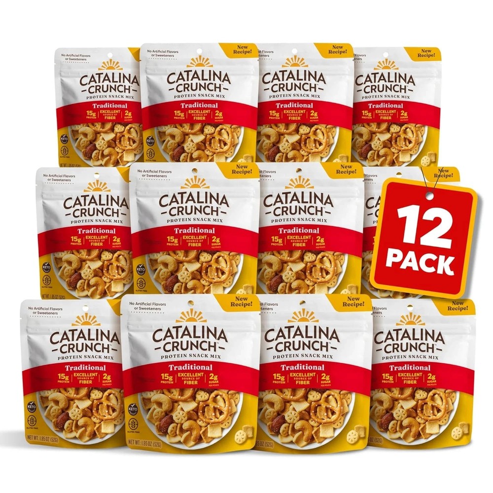 Catalina Crunch Protein Snack Mix 5.25oz Pack of 12