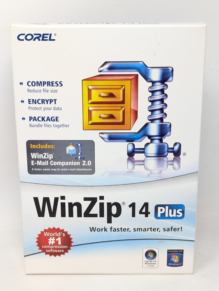 Corel WinZip 14 Plus for Windows - NEW SEALED
