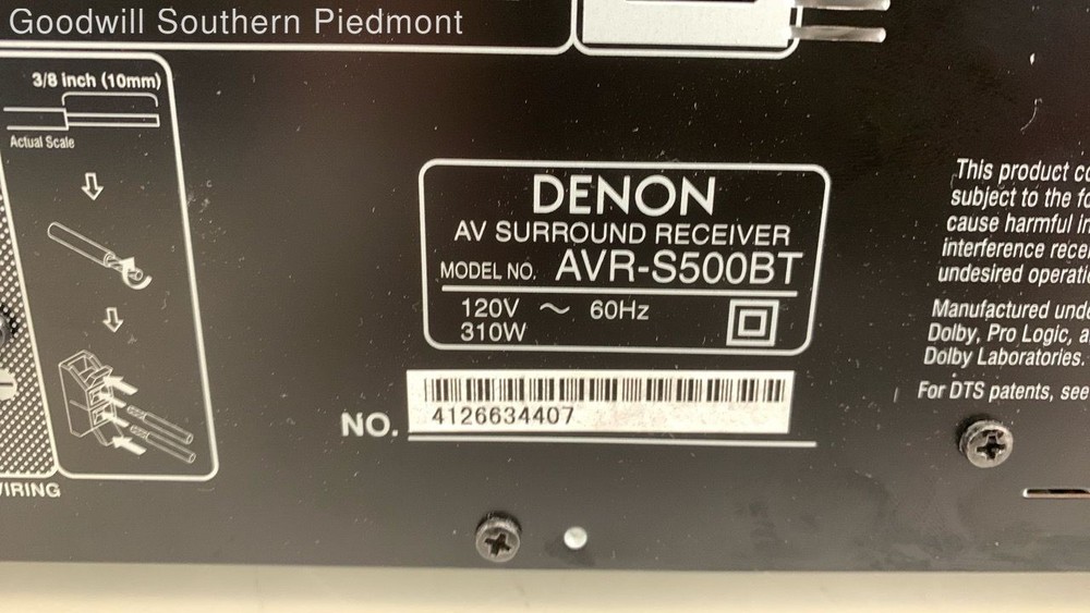 Denon AVR-S500BT AV Receiver - Tested