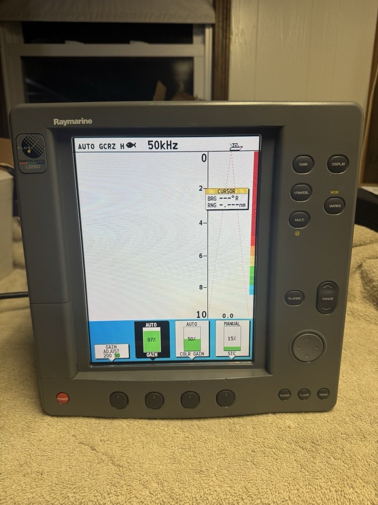 Raymarine L1260 Adaptive Digital Sonar Pathfinder Raychart Display E63040