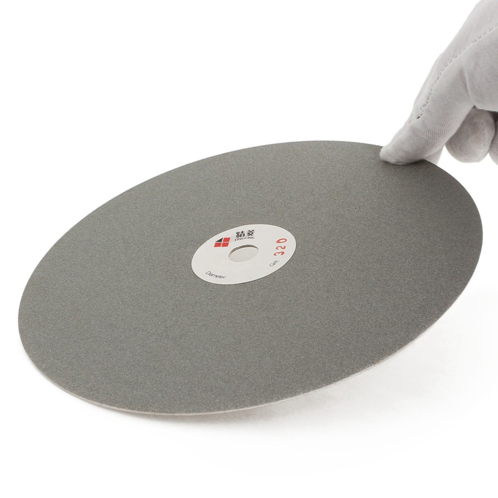 8" inch Diamond Grinding Disc Grit 320 Abrasive Wheel Flat Lap Disk Stone Tools