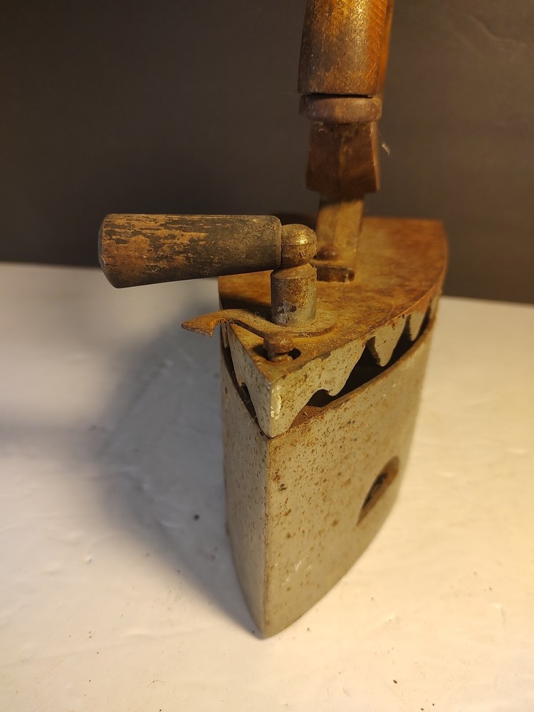 Antique Victorian Coal Clothes Iron
