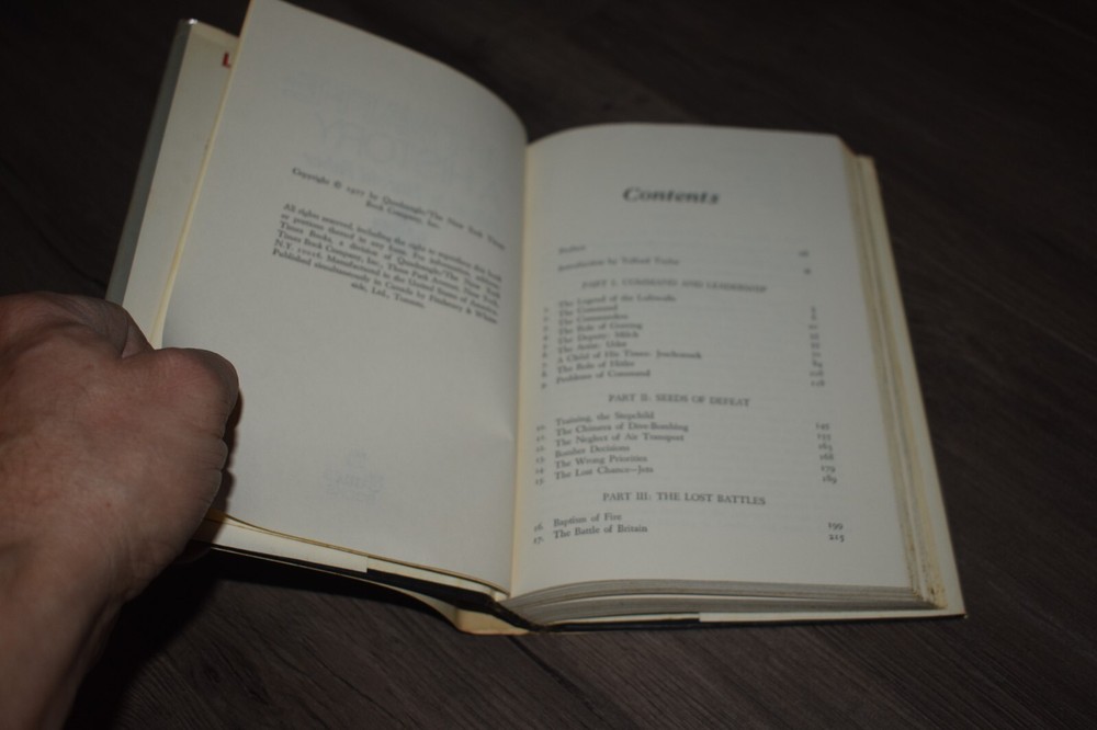 Luftwaffe: A History edited by Harold Faber 1977 Germany WW2