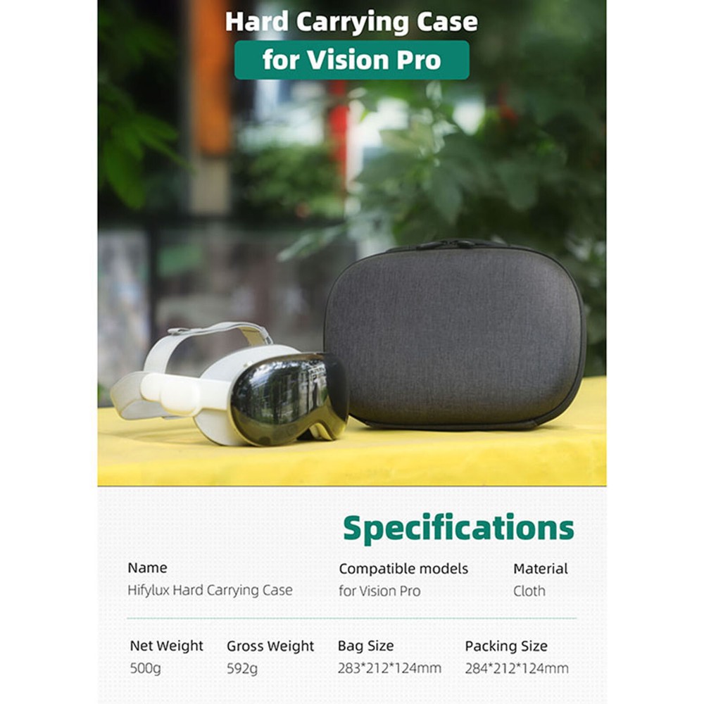 Portable Storage Bag Drop-proof Carrying Case Accessories for Vision Pro