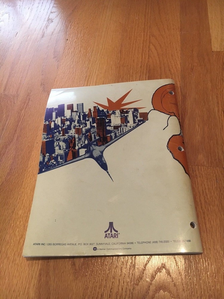 Sky Raiders Arcade Game Operation, Maintenance & Service Manual, Atari 1978